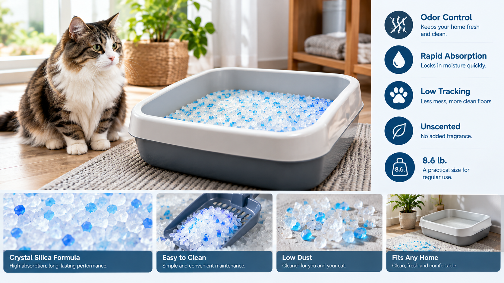 LMJP Crystal Cat Litter: A Quick Buying Guide