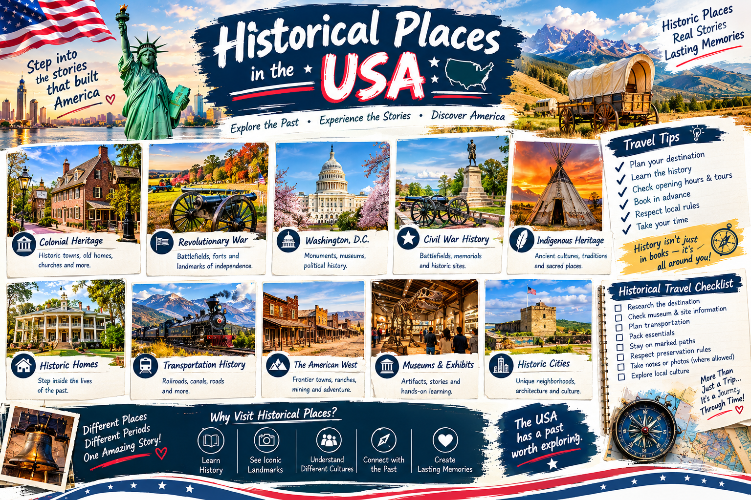 Tourist Places in the USA: A Unique Guide to America’s Most Amazing Destinations