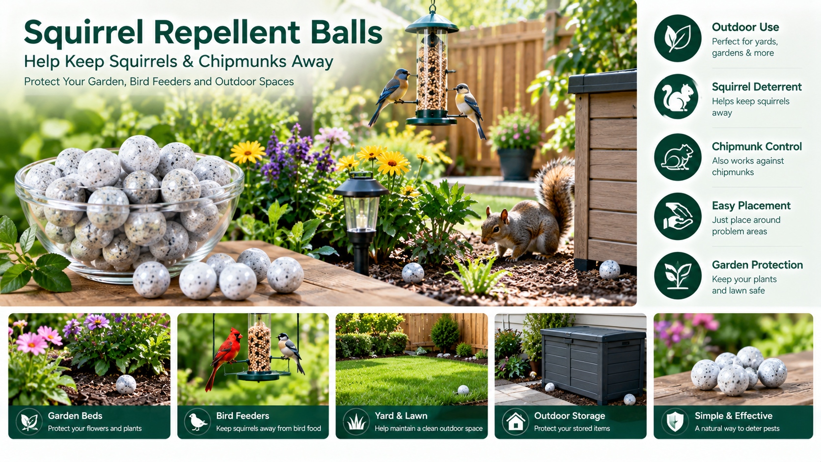 Squirrel Repellent Balls: A Simple Outdoor Pest-Control Guide