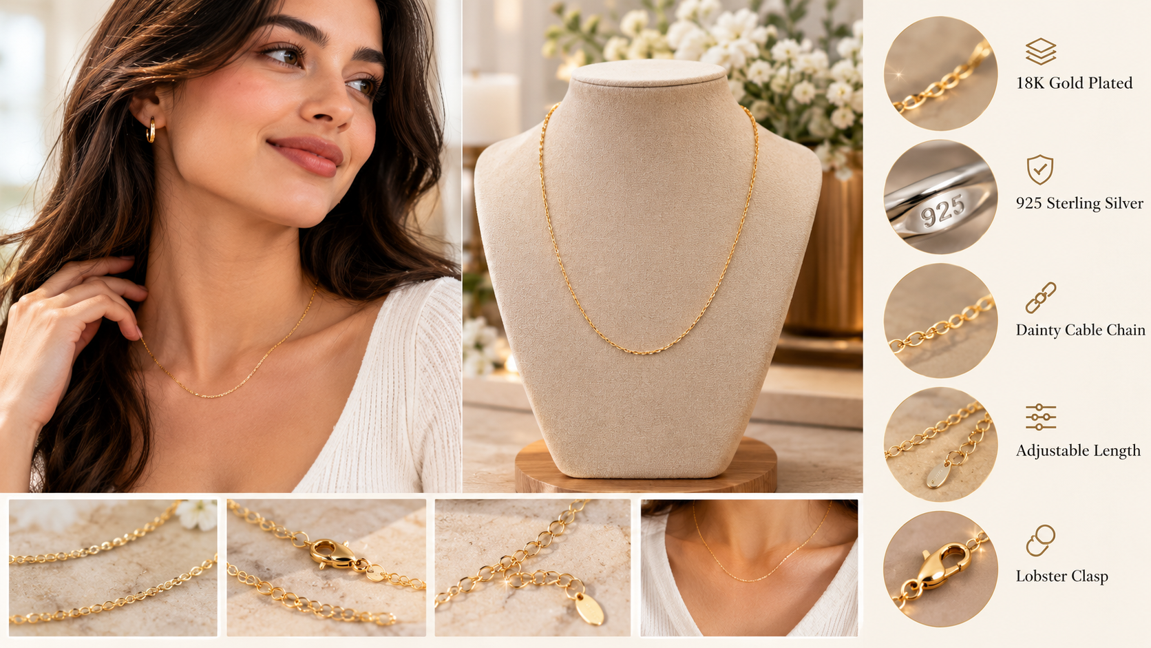 WishChic 18K Gold Plated Chain Necklace: A Simple Buying Guide