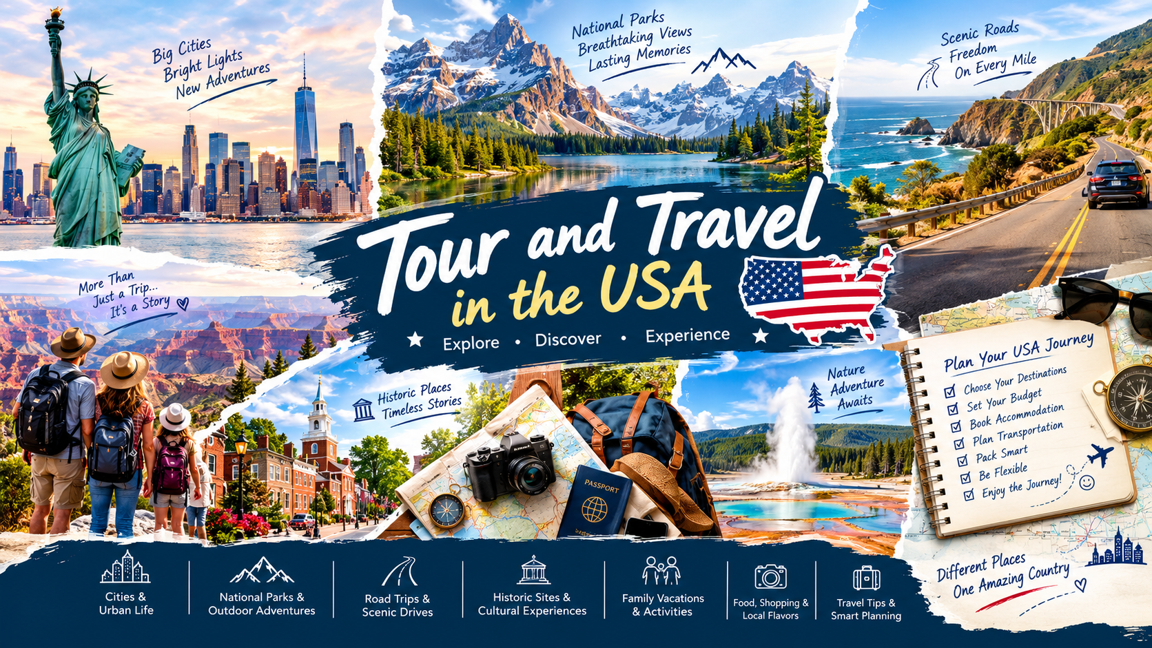 Tour and Travel in the USA: A Unique Guide to Exploring America
